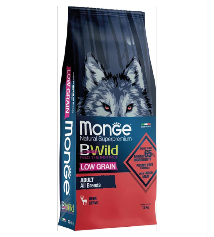 Monge - BWild Dog - Low Grain - All Breeds - Adult - 12 kg