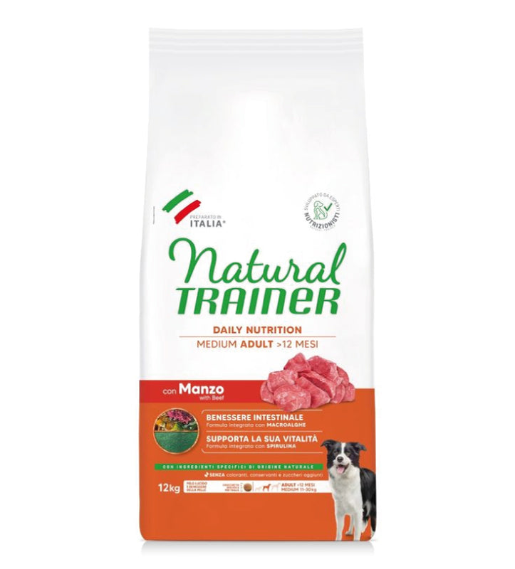 Trainer Natural - Medium - Adult - Manzo - 12 kg