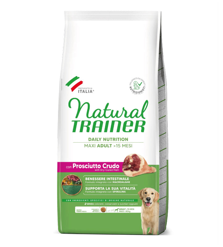 Trainer Natural - Maxi - Adult - Prosciutto Crudo - 12 kg