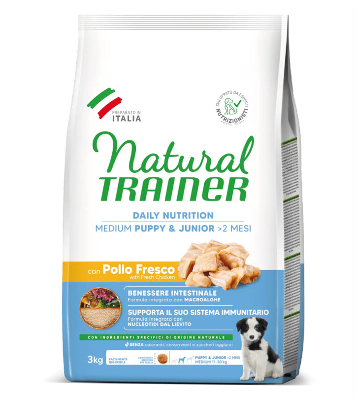 Trainer Natural - Medium - Puppy&Junior - 3 kg