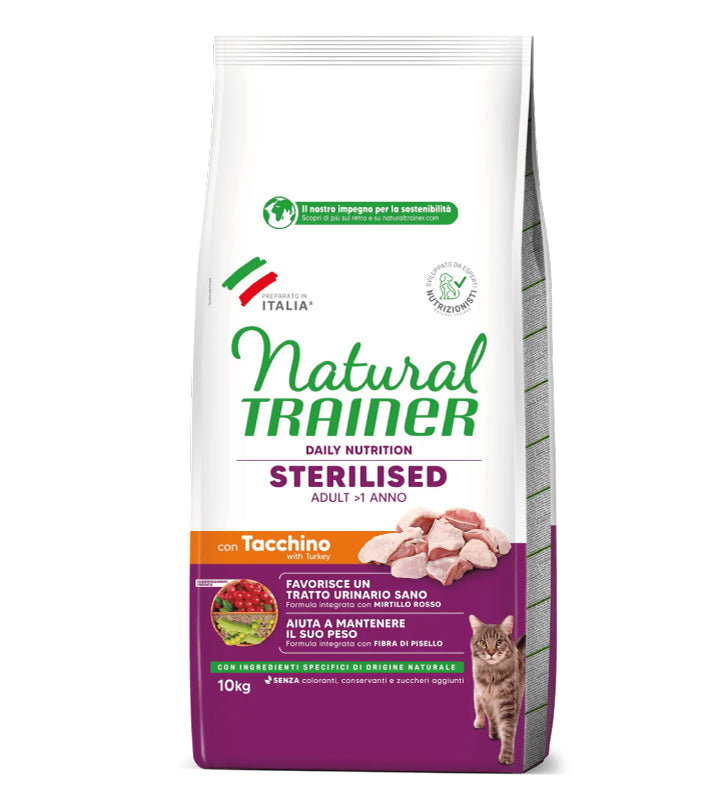 Trainer Natural Cat - Sterilizzato - Tacchino - 10 kg