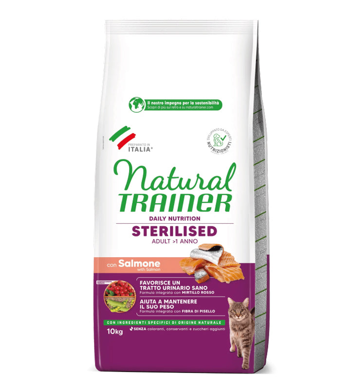 Trainer Natural Cat - Sterilizzato - Salmone - 10 kg
