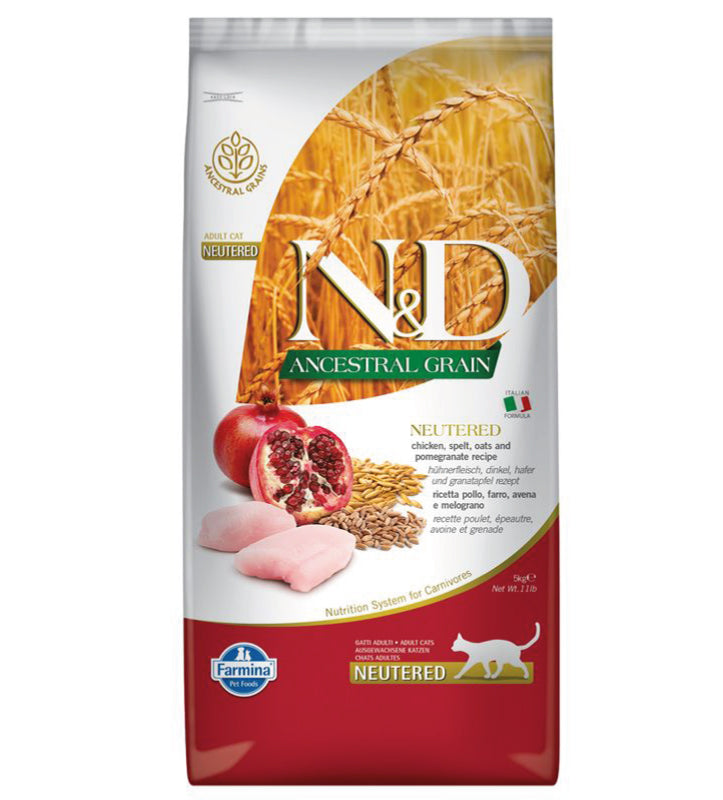 Farmina - N&D Ancestral Cat - Adult - Neutered - 5kg