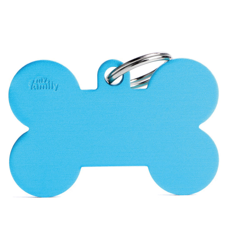 My Family - Medaglietta Alluminio Basic - con Incisione - Osso XL