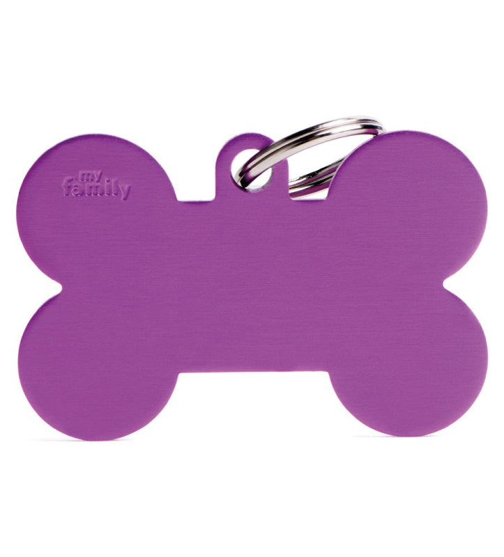 My Family - Medaglietta Alluminio Basic - con Incisione - Osso XL