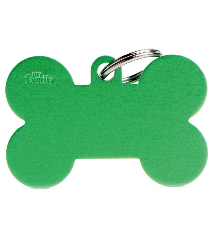 My Family - Medaglietta Alluminio Basic - con Incisione - Osso XL