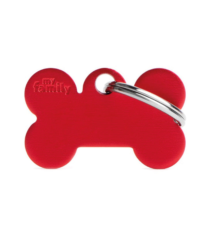 My Family - Medaglietta Alluminio Basic - con Incisione - Osso