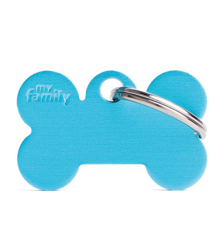 My Family - Medaglietta Alluminio Basic - con Incisione - Osso