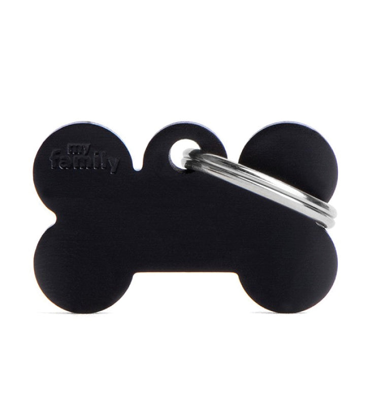 My Family - Medaglietta Alluminio Basic - con Incisione - Osso