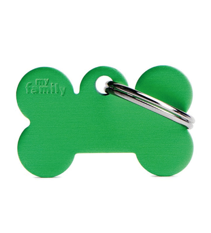 My Family - Medaglietta Alluminio Basic - con Incisione - Osso