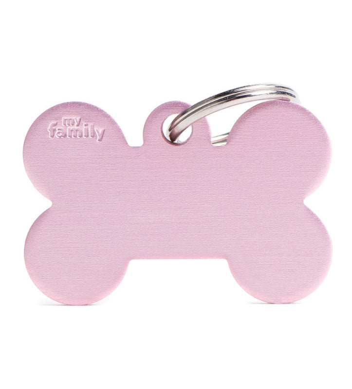 My Family - Medaglietta Alluminio Basic - con Incisione - Osso