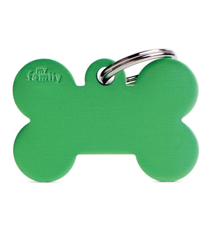 My Family - Medaglietta Alluminio Basic - con Incisione - Osso