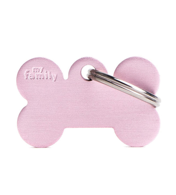 My Family - Medaglietta Alluminio Basic - con Incisione - Osso