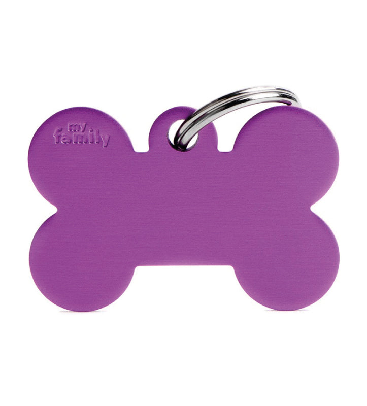 My Family - Medaglietta Alluminio Basic - con Incisione - Osso