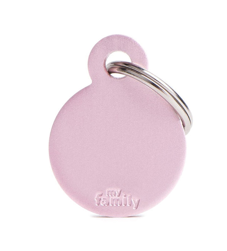 My Family - Medaglietta Alluminio Basic - con Incisione - Cerchio