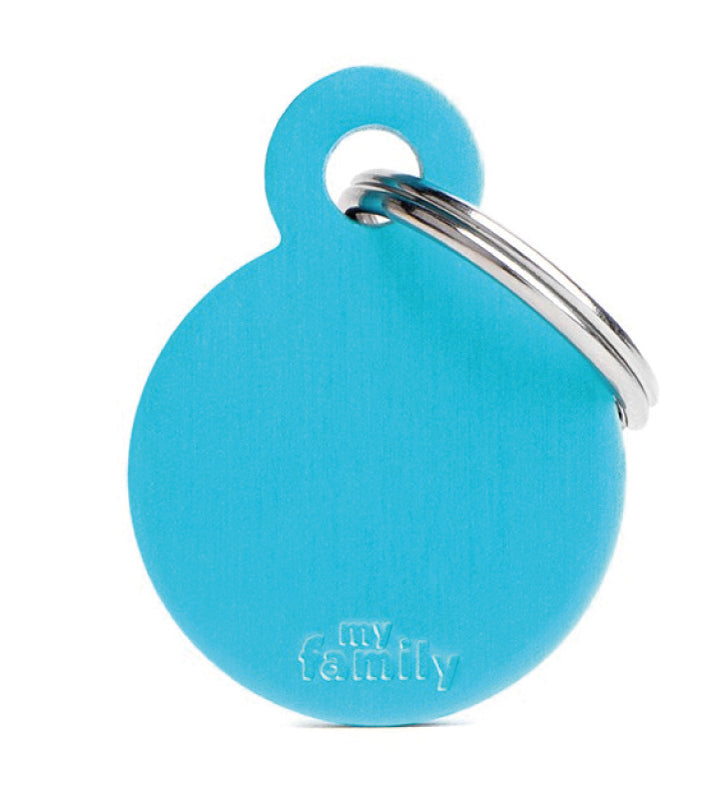 My Family - Medaglietta Alluminio Basic - con Incisione - Cerchio