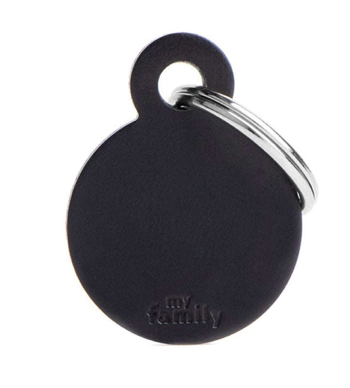 My Family - Medaglietta Alluminio Basic - con Incisione - Cerchio