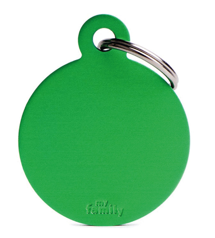 My Family - Medaglietta Alluminio Basic - con Incisione - Cerchio