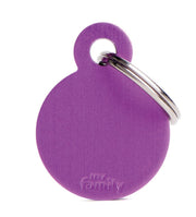 My Family - Medaglietta Alluminio Basic - con Incisione - Cerchio