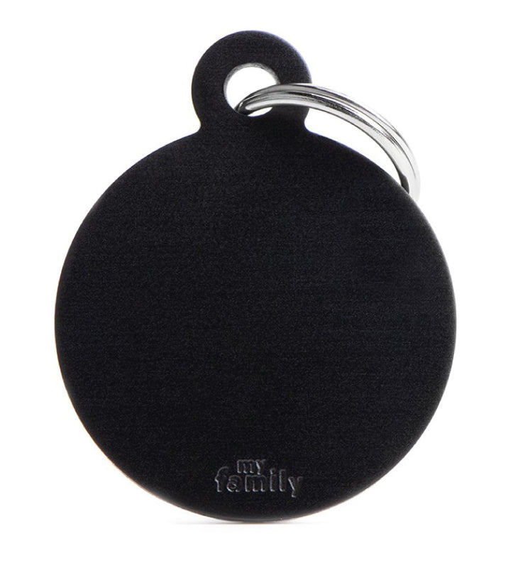 My Family - Medaglietta Alluminio Basic - con Incisione - Cerchio