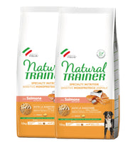 KIT 2 X Trainer Natural Sensitive - Medium/Maxi - Adult - Salmone - 12 kg