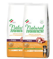 KIT 2 X Trainer Natural Sensitive - Medium/Maxi - Adult - Anatra - 12 kg