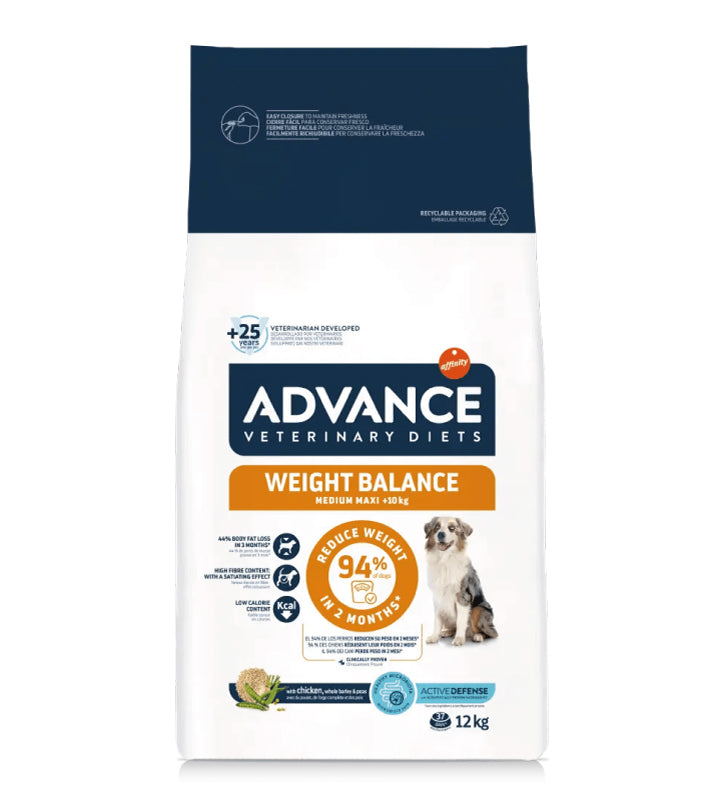 Advance - Veterinary Diets Canine - Medium/Maxi - Weight Balance - 12kg