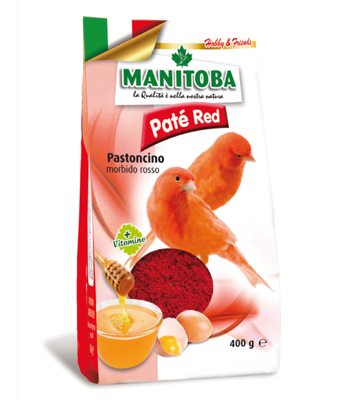 Manitoba - Hobby&Friend - Pastoncino Rosso per Canarini - 400gr