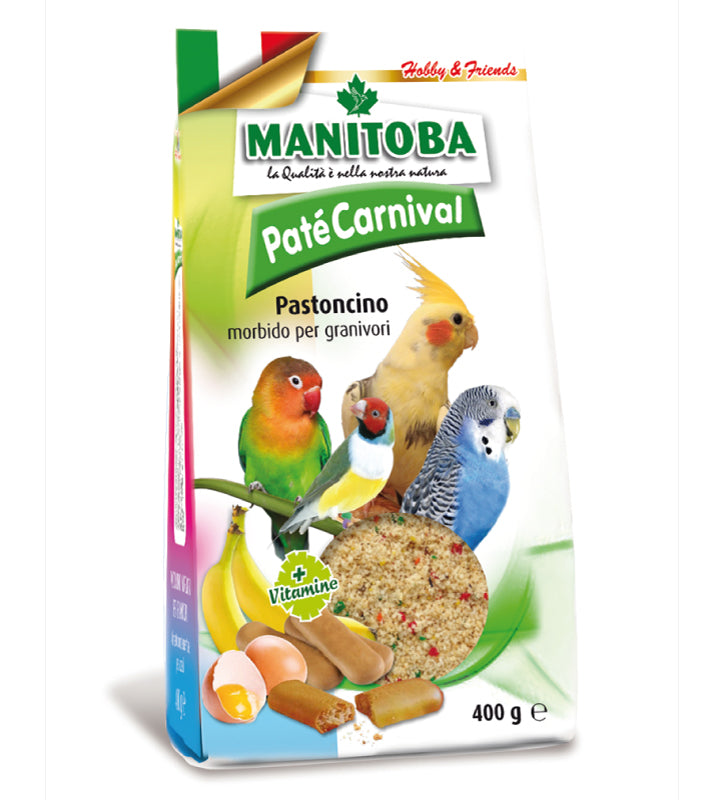Manitoba - Hobby&Friend - Pastoncino Carnival per Esotici/Parrocchetti - 400gr