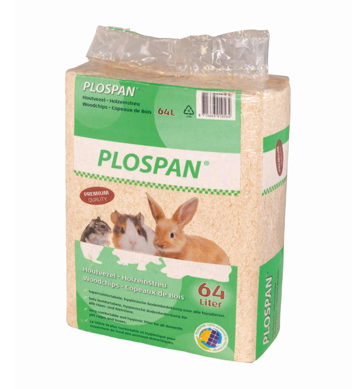 Manitoba - Plosplan - Lettiera per Roditori Trucioli - Classico - 64 litri