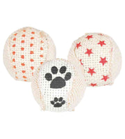 Trixie - Set di Palline in Juta - ø 5 cm - 3 pezzi