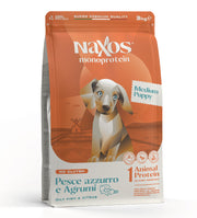 Naxos - Monoprotein - Medium - Puppy - Pesce Azzurro/Agrumi - 3kg