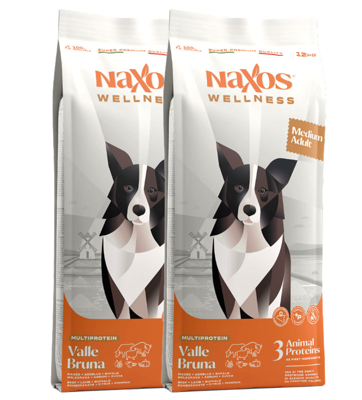 KIT 2x Naxos - Wellness - Medium - Adult - Valle Bruna - 12kg