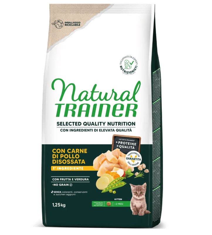 Trainer Natural Cat - Selected Quality Nutrition - Kitten - 1.25kg
