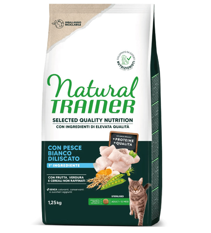 Trainer Natural Cat - Selected Quality Nutrition - Adult Sterilizzato - 1.25kg