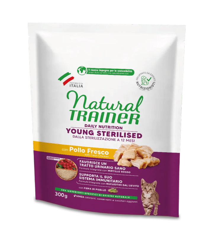 Trainer Natural Cat - Young Sterilizzato - 300gr