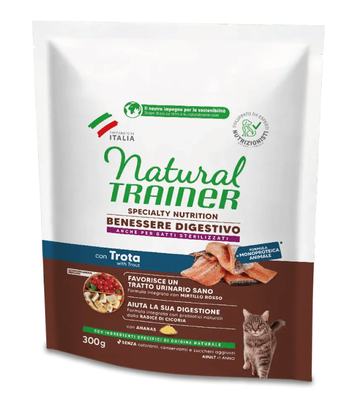 Trainer Natural Sensitive Cat - No Grain - Adult - Trota - 300gr