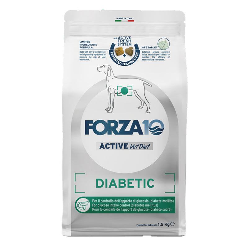 Forza 10 - Active Vet Diet Dog - Diabetic - 1.5kg
