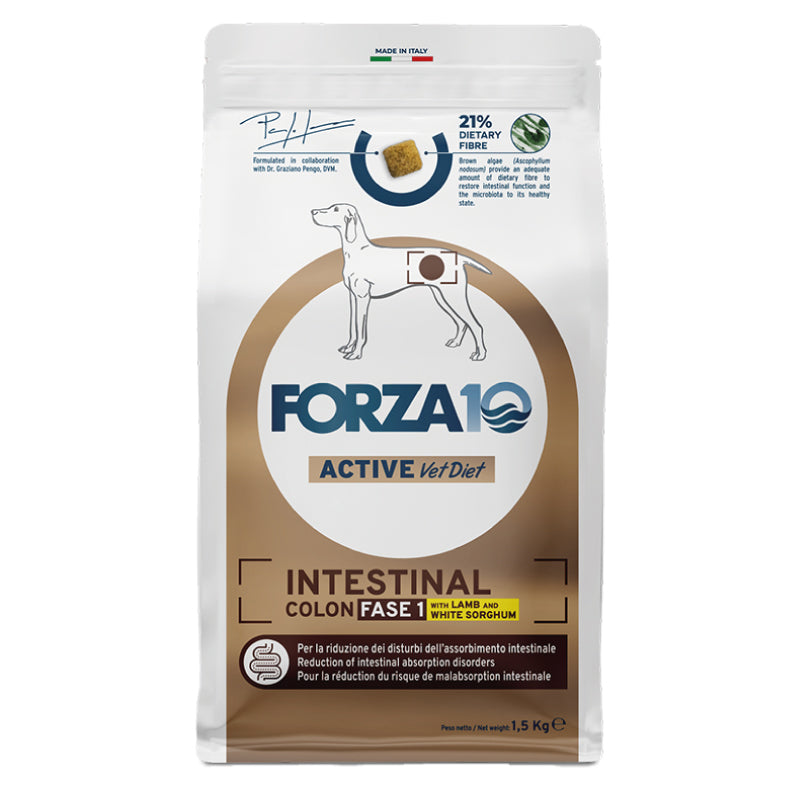Forza 10 - Active Vet Diet Dog - Intestinal Colon Fase 1 - 1.5kg