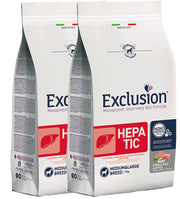 KIT 2 X Exclusion - Veterinary Diet Canine - Hepatic - Medium/Large - 12kg