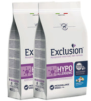 KIT 2 X Exclusion - Veterinary Diet Canine - Hypoallergenic - Medium/Large - 12kg