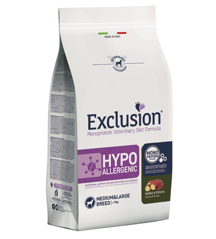 Exclusion - Veterinary Diet Canine - Hypoallergenic - Medium/Large - 12kg