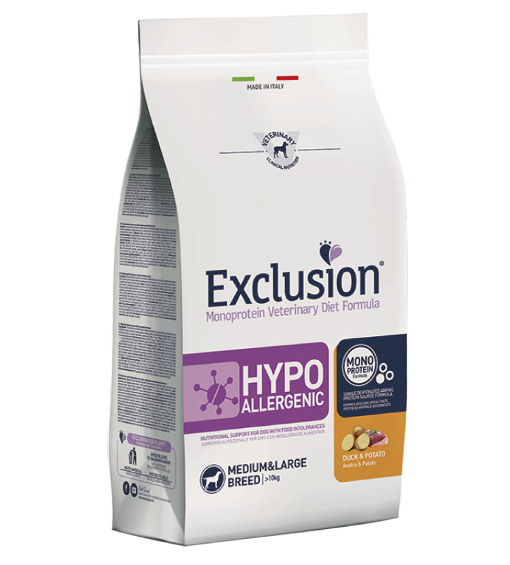 Exclusion - Veterinary Diet Canine - Hypoallergenic - Medium/Large - 12kg