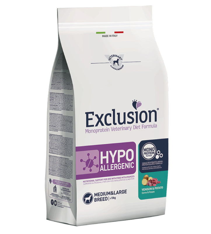 Exclusion - Veterinary Diet Canine - Hypoallergenic - Medium/Large - 12kg
