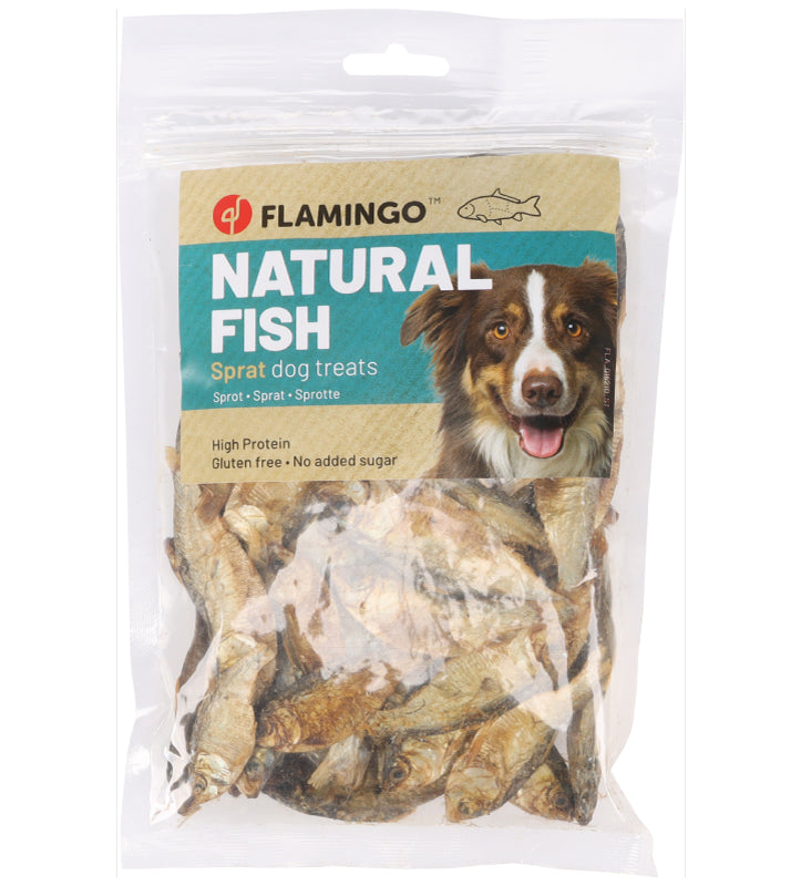 Flamingo - Nature Snack - Pesce Essiccato- Spratto - 100gr