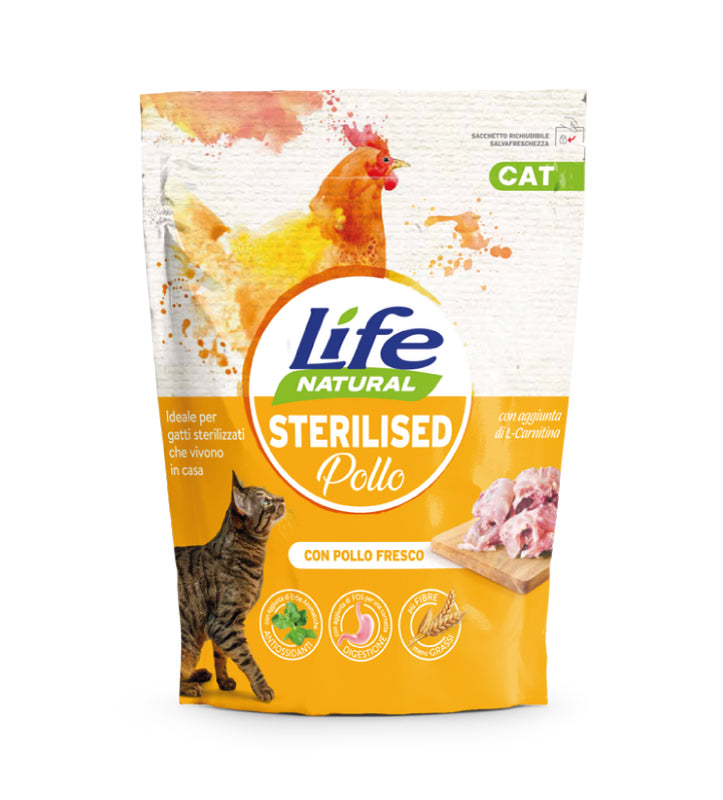 Life Cat - Natural - Sterilizzato - Pollo - 7.5kg