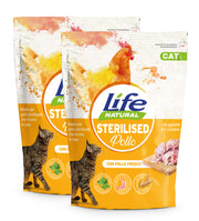 KIT 2 X Life Cat - Natural - Sterilizzato - Pollo - 7.5kg