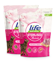 KIT 2 X Life Cat - Natural - Sterilizzato - Maiale - 7.5kg