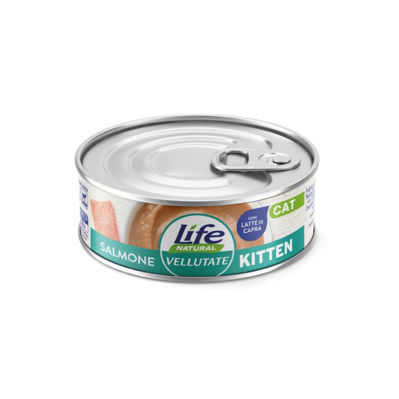 Life Cat - Natural - Vellutate - Kitten - Salmone - 70gr