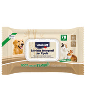 Vitakraft - Salviette Igieniche - in Bambù - da 70 salviette